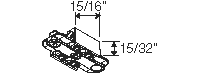Juno Track Lighting TLR36TB-BL (TLR36TB BL) Trac 12/25 Terminal Block, Black Color