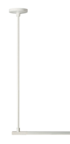 Juno Track Lighting TLR90-12-WH (TLR90 12IN WH) Trac 12/25 T-Bar 12" Ceiling Pendant Stem Feed and Mechanical Support, White Color