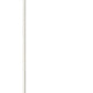 Juno Track Lighting TLR91-48-WH (TLR91 48IN WH) Trac 12/25 Rigid 48" Ceiling Pendant Stem Feed and Mechanical Support, White Color