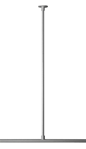 Juno Track Lighting TLR92-12-SL (TLR92 12IN SL) Trac 12/25 12" Ceiling Pendant Stem Feed and Mechanical Support Kit, Silver Color