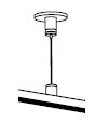 Juno Track Lighting TLR95-48-SL (TLR95 48IN SL) Trac 12/25 Stainless Steel 48" Cable Mechanical Support Kit, Silver Color