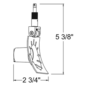 Juno Track Lighting TQJ1041STN (TQJ1041 STN) Quick Jack Low Voltage Arc MR16 LED-Compatible Lampholders, Satin Nickel Finish