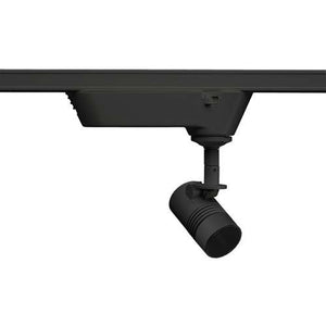 Juno Track Lighting TQJ114 G2 27K 80CRI SP BL TMCSNOOTBL 12V Quick Jack LED Mini-Cylinder Spotlight 6W, 2700K, Spot, Black Finish, With Snoot