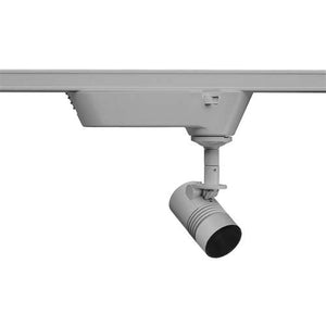 Juno Track Lighting TQJ114 G2 30K 80CRI NFL STN TMCSNOOTSTN 12V Quick Jack LED Mini-Cylinder Spotlight 6W, 3000K, Narrow Flood, Satin Nickel Finish, With Snoot