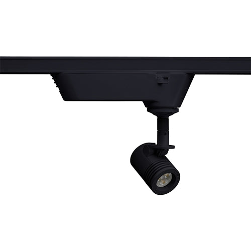 Juno Track Lighting TQJ114G2-4N-BL 12V Quick Jack LED Mini-Cylinder Spotlight 6W, 4000K, Narrow Flood, Black Finish