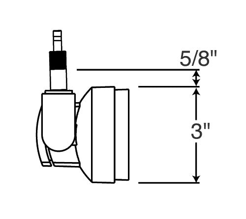 Juno Track Lighting TQJ252L-35K-N-STN 12V Quick Jack LED Cylindra Spotlight 13W, 80 CRI, 3500K, Narrow Flood, Satin Nickel Finish