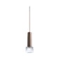 Juno TQJPL1783BZFRTBRZ Trac-Master Decorative LED Mini-Pendant 6W 12V, Cylinder Pendant with 78 inch Cord, 3000K Color Temperature, Bronze Pendant Body, Frost Glass, Bronze Adapter