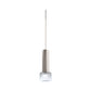 Juno TQJPL1783SNFRTSTN Trac-Master Decorative LED Mini-Pendant 6W 12V, Cylinder Pendant with 78 inch Cord, 3000K Color Temperature, Satin Nickel Pendant Body, Satin Nickel Adapater