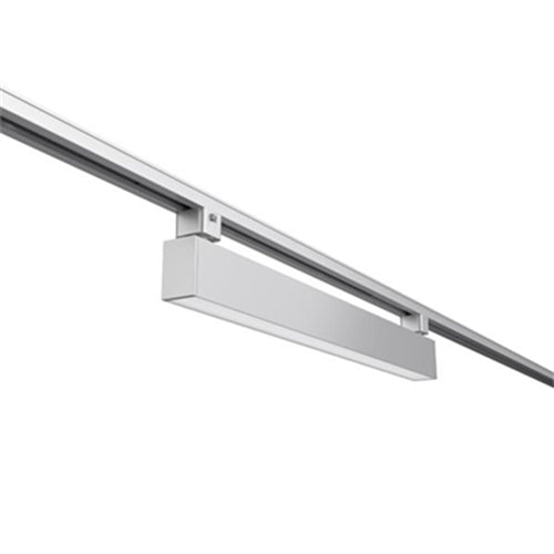 Juno TSLOT1 2FT 1000LMF 40K 90CRI OFF LAM FLL SL Trac Master 2' 10W/18W/20W/36W Linear LED Light, 1000 Lumens/Ft, 4000K, 90 CRI, On/Off Only, Lambertian Distribution, Flush Lens, Silver