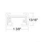 Juno TU 6FT BL Trac Lighting  6 ft Track, Two Circuit Trac Master Line Voltage Track System, Black Color