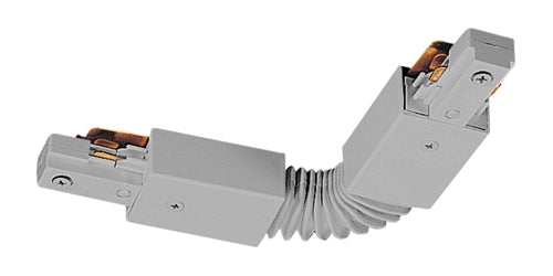 Juno Track Lighting TU20SL (TU20 SL) 2-Circuit Trac Master Accordion Adjustable Joiner, Silver Color
