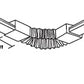 Juno Track Lighting TU20SL (TU20 SL) 2-Circuit Trac Master Accordion Adjustable Joiner, Silver Color