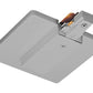 Juno Track Lighting TU21SL (TU21 SL) 2-Circuit Trac Master End Feed Connector and Outlet Box Cover, Silver Color
