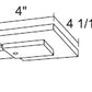 Juno Track Lighting TU21SL (TU21 SL) 2-Circuit Trac Master End Feed Connector and Outlet Box Cover, Silver Color