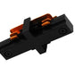Juno Track Lighting TU23BL (TU23 BL) 2-Circuit Trac Master Miniature Straight Connector, Black Color