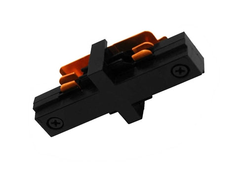 Juno Track Lighting TU23BL (TU23 BL) 2-Circuit Trac Master Miniature Straight Connector, Black Color