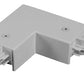 Juno Track Lighting TU24SL (TU24 SL) 2-Circuit Trac Master Adjustable Connector, Silver Color