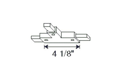 Juno Track Lighting TU25RP-BL (TU25 RP BL) 2-Circuit Trac Master T Connector Reverse Polartiy, Black Color