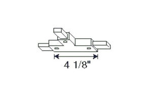 Juno Track Lighting TU25RP-BL (TU25 RP BL) 2-Circuit Trac Master T Connector Reverse Polartiy, Black Color