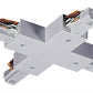 Juno Track Lighting TU26SL (TU26 SL) 2-Circuit Trac Master X Connector, Silver Color