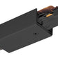 Juno Track Lighting TU34 RP BL 2-Circuit Trac Master Conduit Adapter, Black Color
