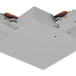 Juno Track Lighting TU35SL (TU35 SL) 2-Circuit Trac Master T-Bar Adjustable Joiner Feed, Silver Color