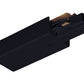 Juno Track Lighting TU38 RP BL 2-Circuit Trac Master End Feed Connector, Reverse Polarity, Black Color