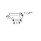 Juno Track Lighting TU38 RP BL 2-Circuit Trac Master End Feed Connector, Reverse Polarity, Black Color