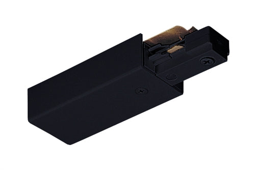 Juno Track Lighting TU38BL (TU38 BL) 2-Circuit Trac Master End Feed Connector, Black Color