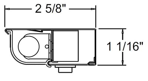 Juno Undercabinet Lighting UFL12 SL 12" 8W T5 Lamp, 3000K Fluorescent Undercabinet Fixture, Silver Finish