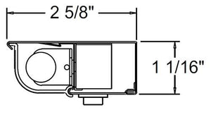 Juno Undercabinet Lighting UFL46 SL 46" 28W T5 HE Lamp, 3000K Fluorescent Undercabinet Fixture, Silver Finish