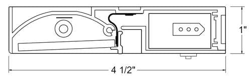 Juno Undercabinet Lighting ULH430 BL 30" 20W 12V Low Voltage 4-Lamps Halogen Bi-Pin Lamp, Pro Halogen Undercabinet Fixture, Black Finish