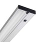 Juno Undercabinet Lighting UPF34 SL OCNS 34" 22.1W T5 Lamp, 3000K Pro Fluorescent Undercabinet Fixture, Occupancy Sensor without Switch, Silver Finish