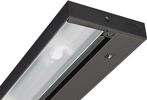 Juno Undercabinet Lighting UPF12-NS-BL 12" 8.4W T5 Lamp, 3000K Pro Fluorescent Undercabinet Fixture, No Rocker Switch, Black Finish