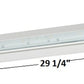 Juno Undercabinet Lighting UPL30-BL 30" 8-Lamp Pro LED Undercabinet Fixture, 9.5 Watts, 494 Lumens, Black Finish