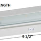 Juno Under Cabinet Lighting Led UPLED09-BZ 9" 2-Lamp Pro Dimmable Fixture, 3.2 Watts, 150 Lumens, Bronze Finish