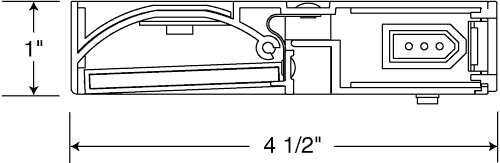Juno Under Cabinet Lighting Led UPLED09-SL 9" 2-Lamp Pro Dimmable Fixture, 3.2 Watts, 150 Lumens, Silver Finish