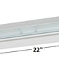 Juno Under Cabinet Lighting Led UPLED22-BZ 22" 6-Lamp Pro Dimmable Fixture, 8.1 Watts, 454 Lumens, Bronze Finish