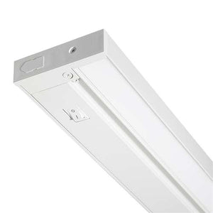 Juno Undercabinet Lighting UPS30 30K 90CRI WH 30" Dimmable Pro-Series SoftTask LED, 3000K, with On/Off Rocker Switch, Direct Wire, Designer White Finish