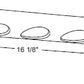 Juno Track Lighting X16301-WH Airfoil Trim for XT16301, XT16301-20H and XT16301-39H, White Color