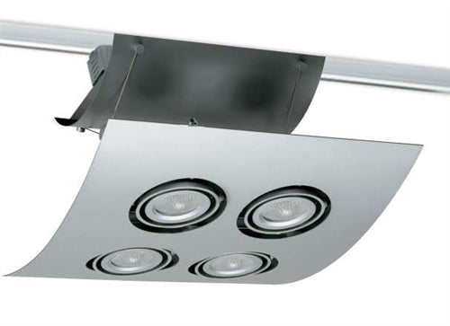Juno Track Lighting X16404-SL Airfoil Trim for XT16404, XT16404-20H and XT16404-39H, Silver Color