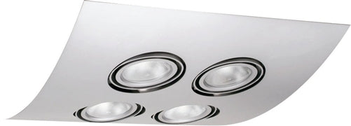 Juno Track Lighting X30404SL Airfoil Trim for XT30404, Silver Color