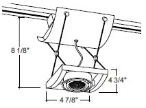 Juno Track Lighting XT16101WH AVIO One Lamp - Low Voltage 20-75W MR16 Unit, White Color