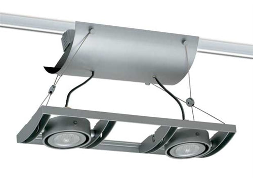 Juno Track Lighting XT16201-20H-GP AVIO Two Lamp - HID Metal Halide 20W CMH MR16 GX10 Unit, Graphite Color