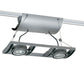 Juno Track Lighting XT16201SL AVIO Two Lamp - Low Voltage 20-75W MR16 Unit, Silver Color