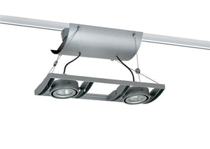 Juno Track Lighting XT16201SL AVIO Two Lamp - Low Voltage 20-75W MR16 Unit, Silver Color