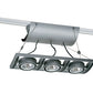 Juno Track Lighting XT16301-20H-GP AVIO Three Lamp - HID Metal Halide 20W CMH MR16 GX10 Unit, Graphite Color