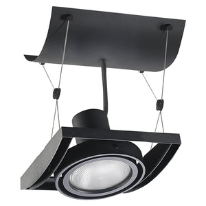 Juno Track Lighting XT30101BL AVIO One Lamp - Line Voltage 35-75W PAR30 Unit, Black Color