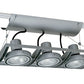 Juno Track Lighting XT30301SL AVIO Three Lamp - Line Voltage 35-75W PAR30 Unit, Silver Color