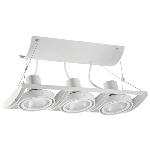 Juno Track Lighting XT30301WH AVIO Three Lamp - Line Voltage 35-75W PAR30 Unit, White Color